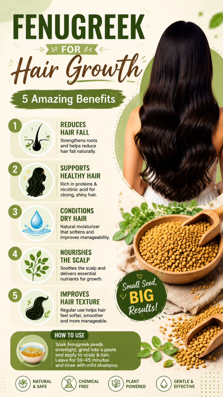 Fenugreek for Hair Growth 5 Natural Benefits for Strong, Healthy Hair