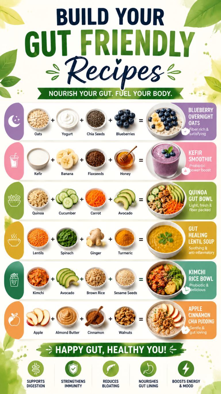 15 Gut Friendly Recipes for Better Digestion  Healthy Meal Ideas