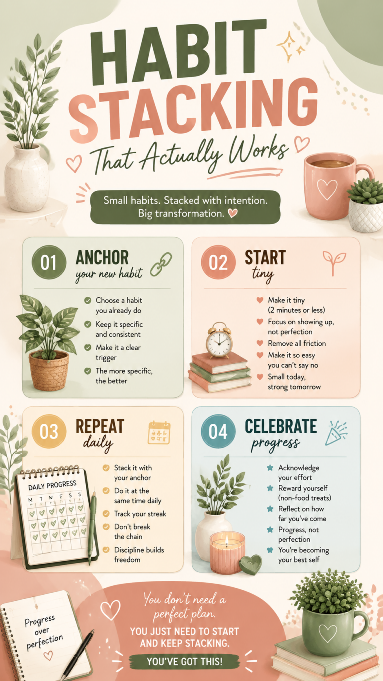 Habit Stacking Ideas  Atomic Habits Tips for Building Better Daily Routines