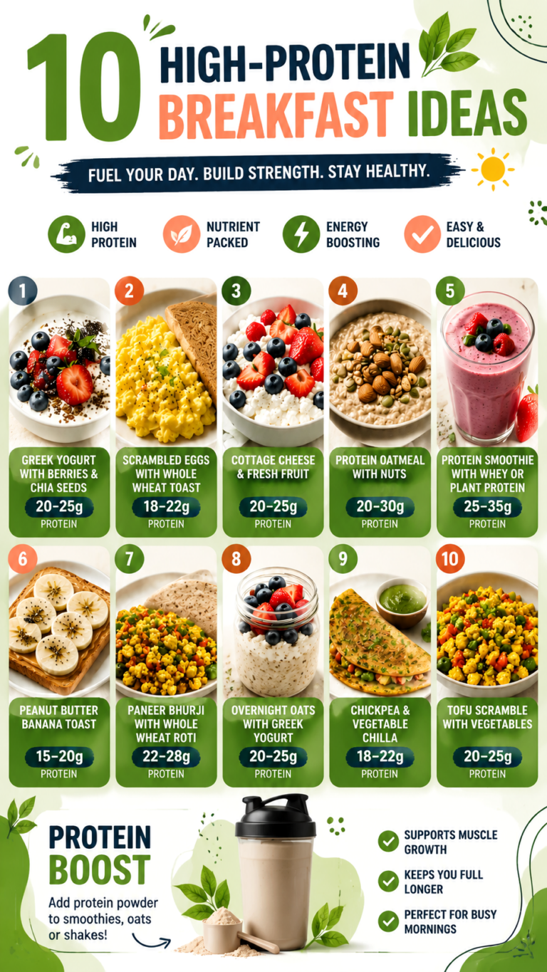 10 High-Protein Breakfast Ideas for Weight Loss  Healthy Eating