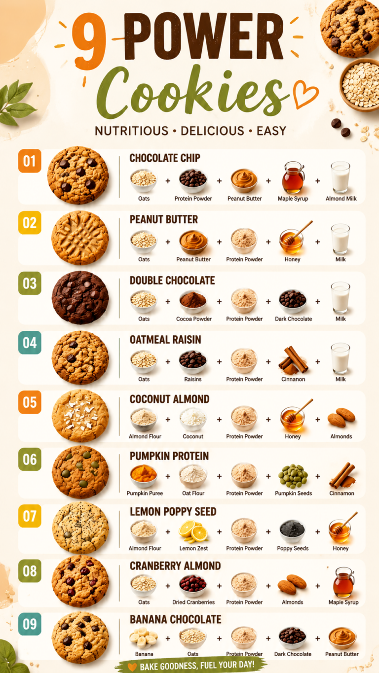 High Protein Cookies Recipe  Easy Healthy Protein-Packed Cookie Ideas for Fitness Lovers