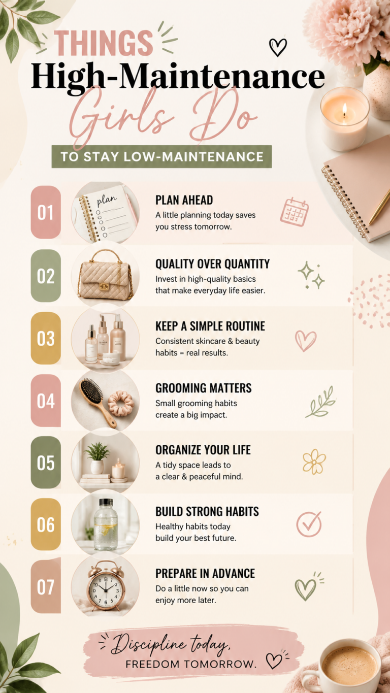 7 High-Maintenance Habits That Make You Look Effortlessly Put Together