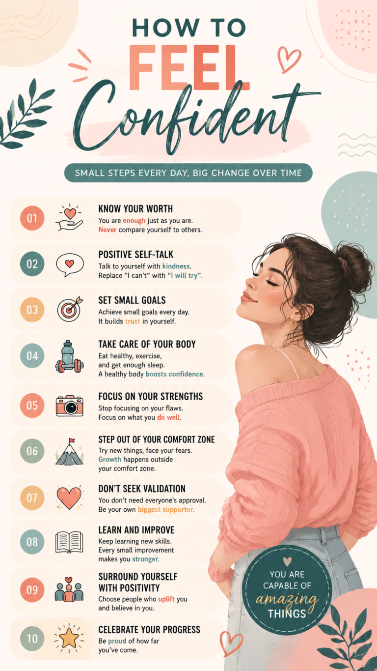 10 Simple Confidence Building Tips to Feel More Confident Every Day