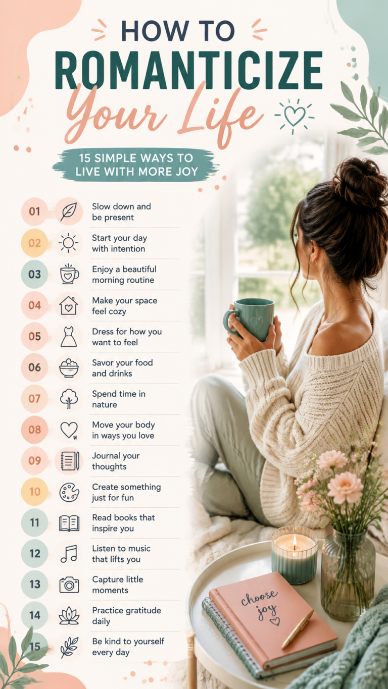 How to Romanticize Your Life  15 Daily Habits for More Joy