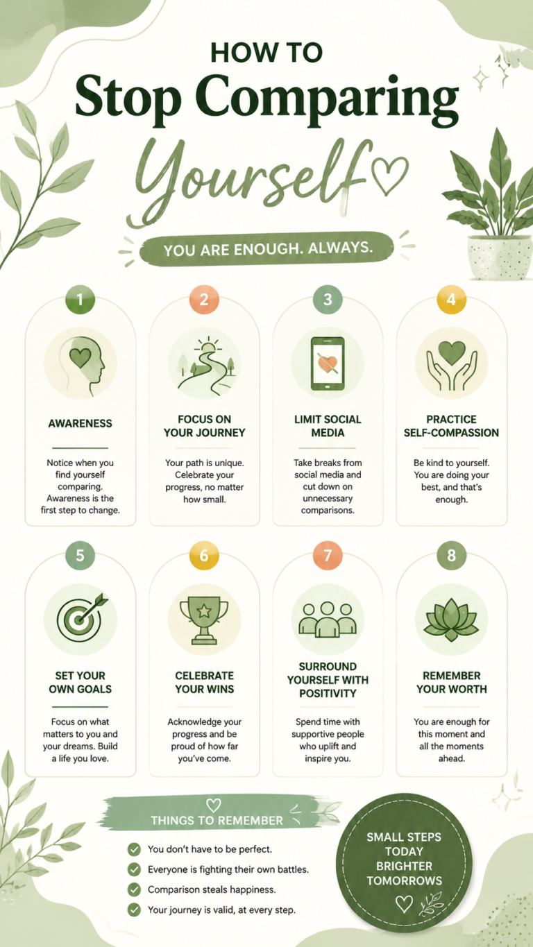 How to Stop Comparing Yourself   Build Confidence  Self-Worth Habits