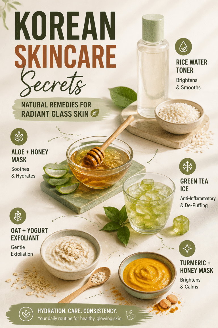 Korean Skincare Secrets Natural Home Remedies for Glass Skin