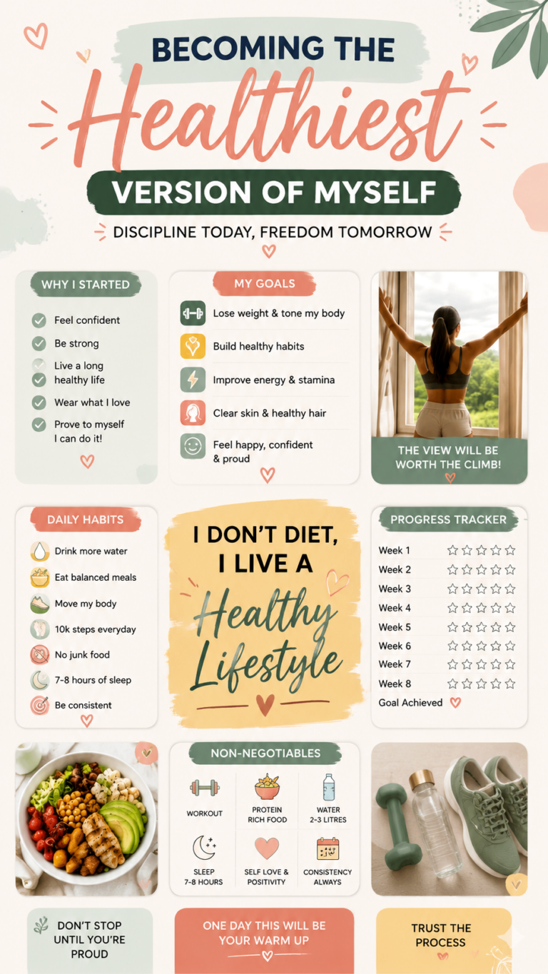 Healthy Lifestyle Reset Journey  Build Better Habits  Transform Yourself
