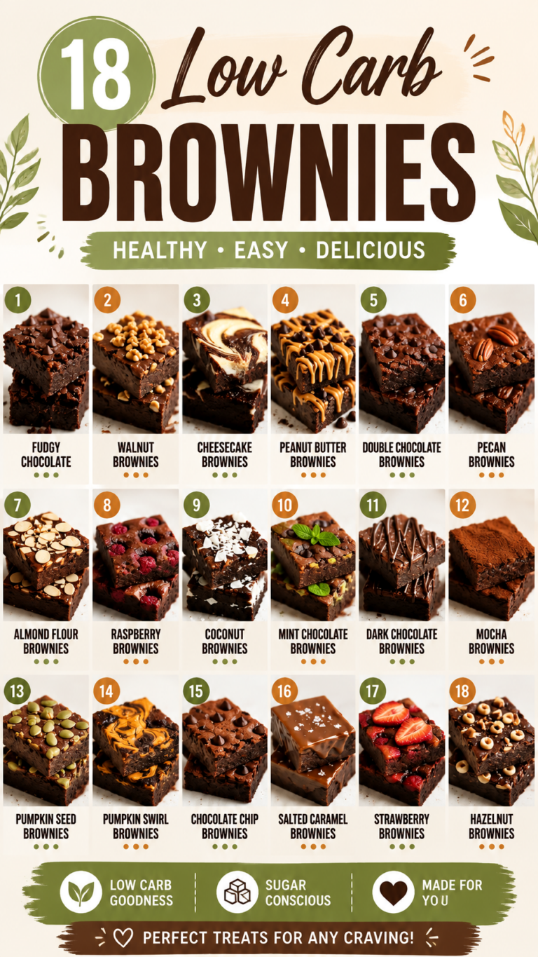 18 Delicious Low Carb Brownies Recipes  Healthy Fudgy Keto Dessert Ideas