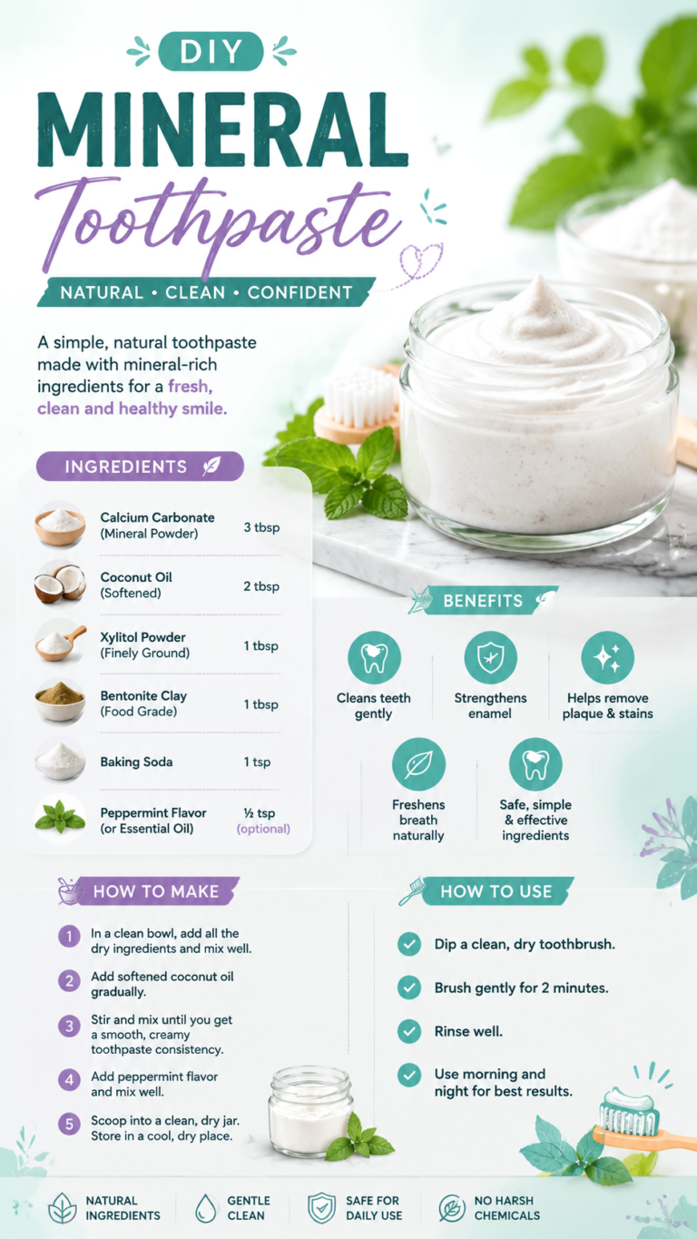 DIY Mineral Toothpaste Recipe for Naturally Clean Teeth  Fresh Breath
