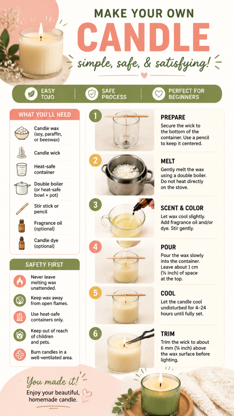 How to Make Candles at Home Easy DIY Candle Making Guide for Beginners