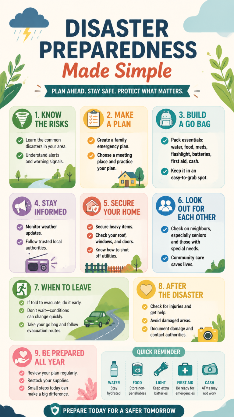 What To Do During a Disaster Emergency Preparedness Guide  Safety Tips
