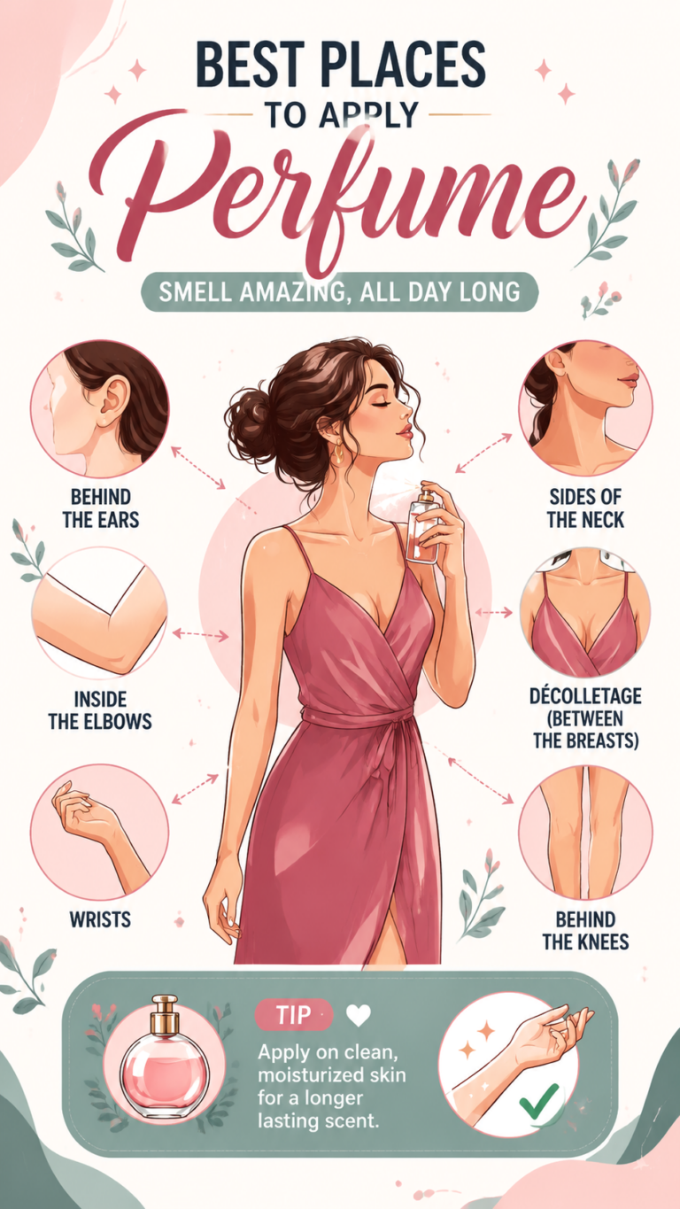 Best Places to Apply Perfume for Long-Lasting Fragrance All Day