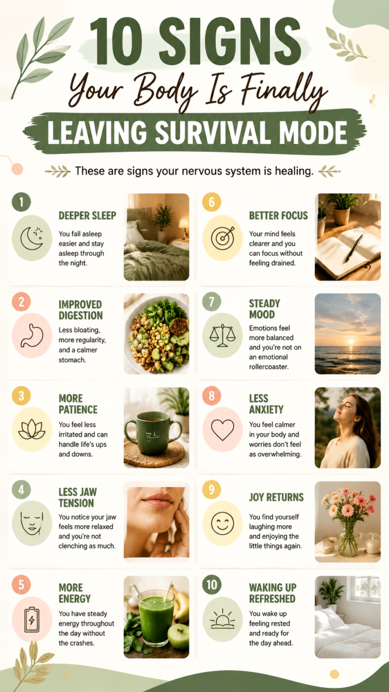 10 Signs Your Body Is Leaving Survival Mode  Healing Your Nervous System