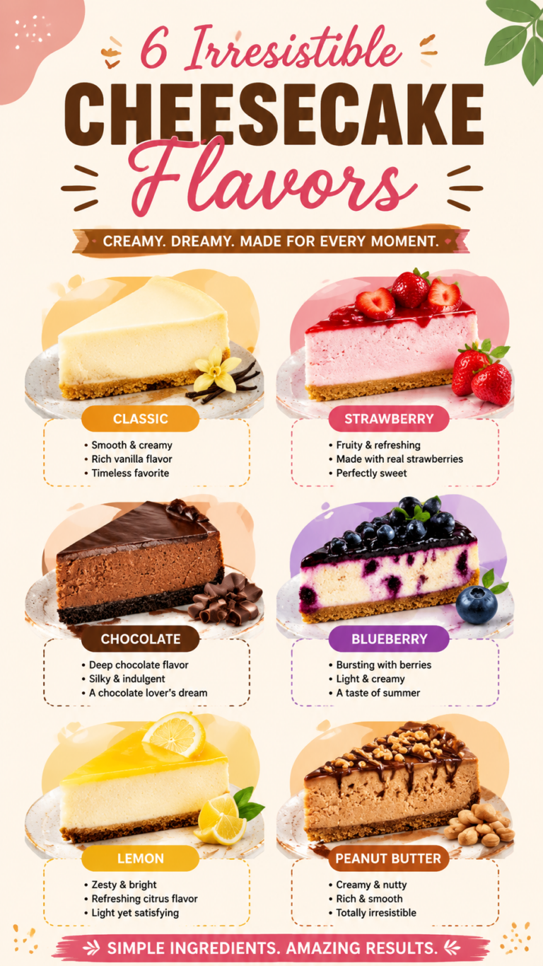 6 Irresistible Cheesecake Flavors You Need to Try for Your Next Dessert Table