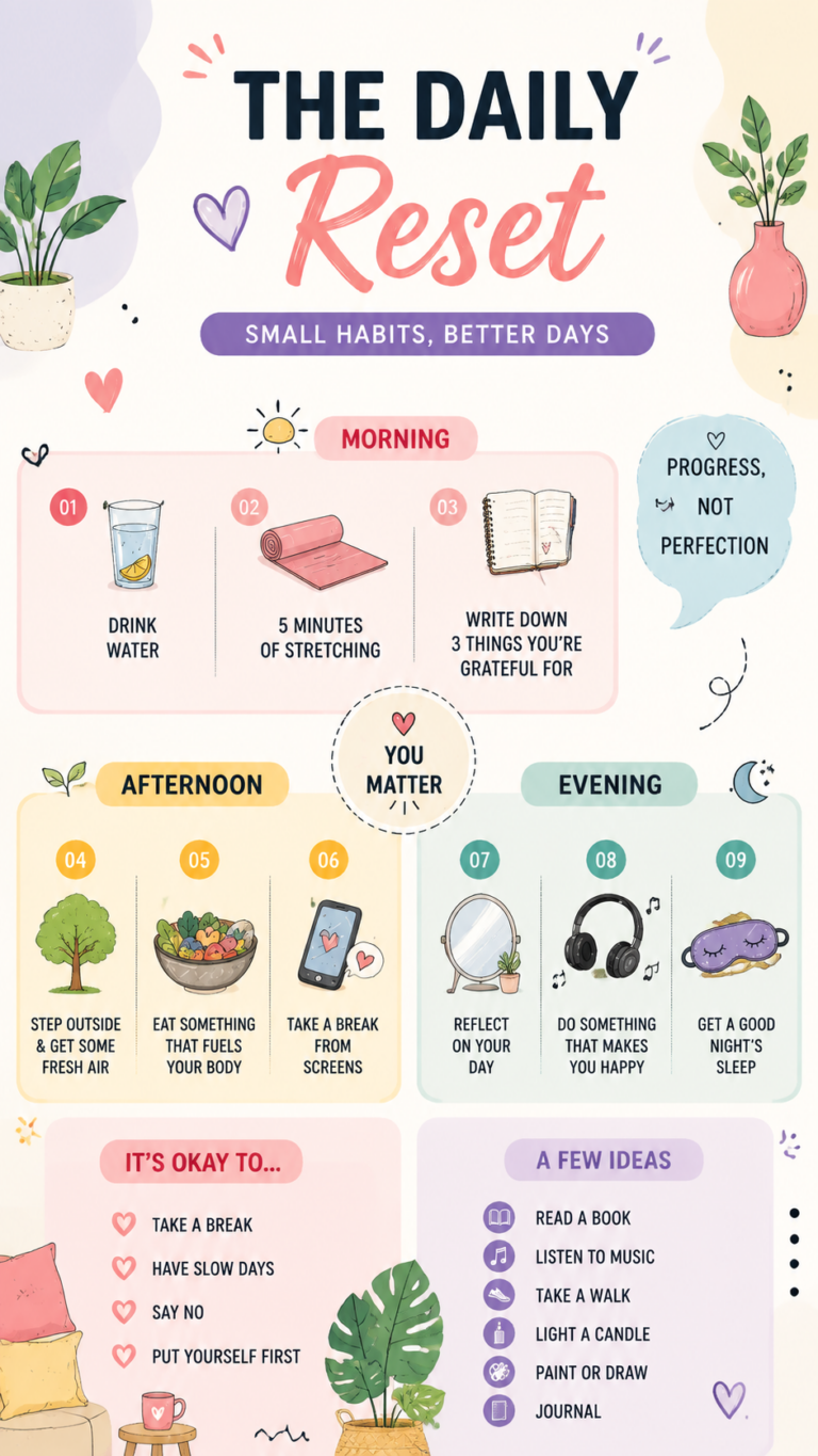 Daily Reset Routine  Small Habits for a Better, More Peaceful Day