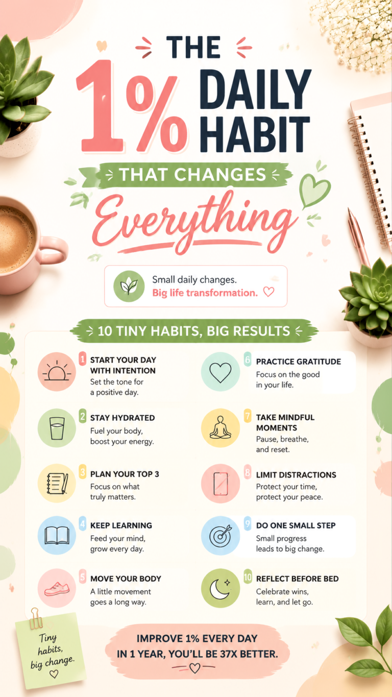 The 1 Daily Habit for Success  Tiny Habits, Big Life Changes
