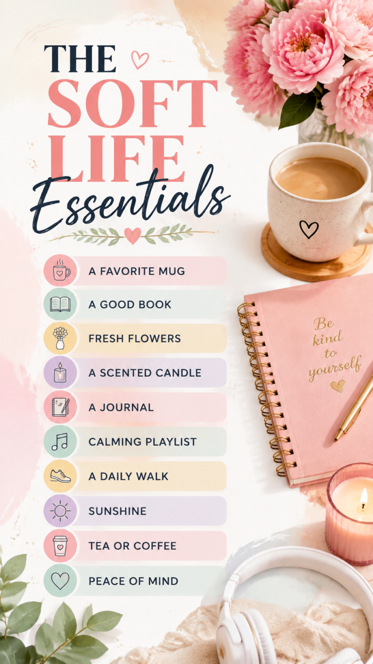 Soft Life Essentials 10 Simple Habits for a Calm, Cozy  Balanced Life