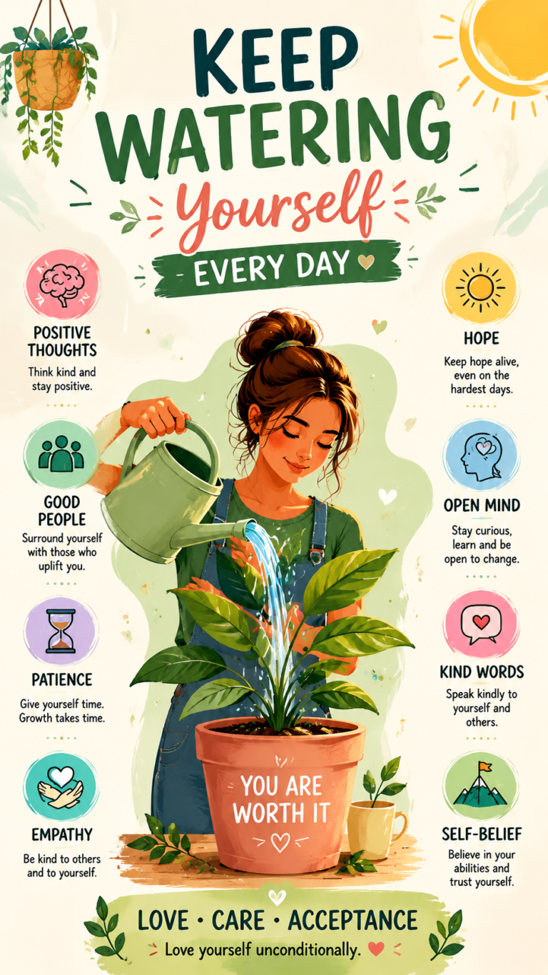 Water Yourself Daily  Self Care Habits for a Healthy, Happy Life