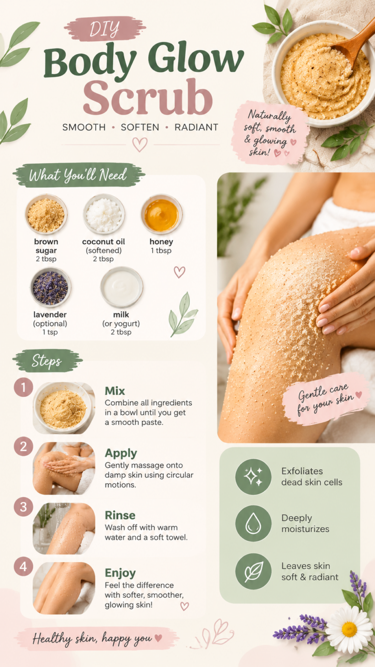 3 Gentle DIY Body Scrubs for Soft, Glowing Skin  Easy Body Care Recipes