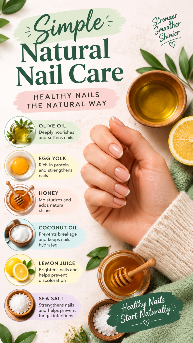 7 Natural Ingredients for Strong, Healthy  Beautiful Nails Naturally