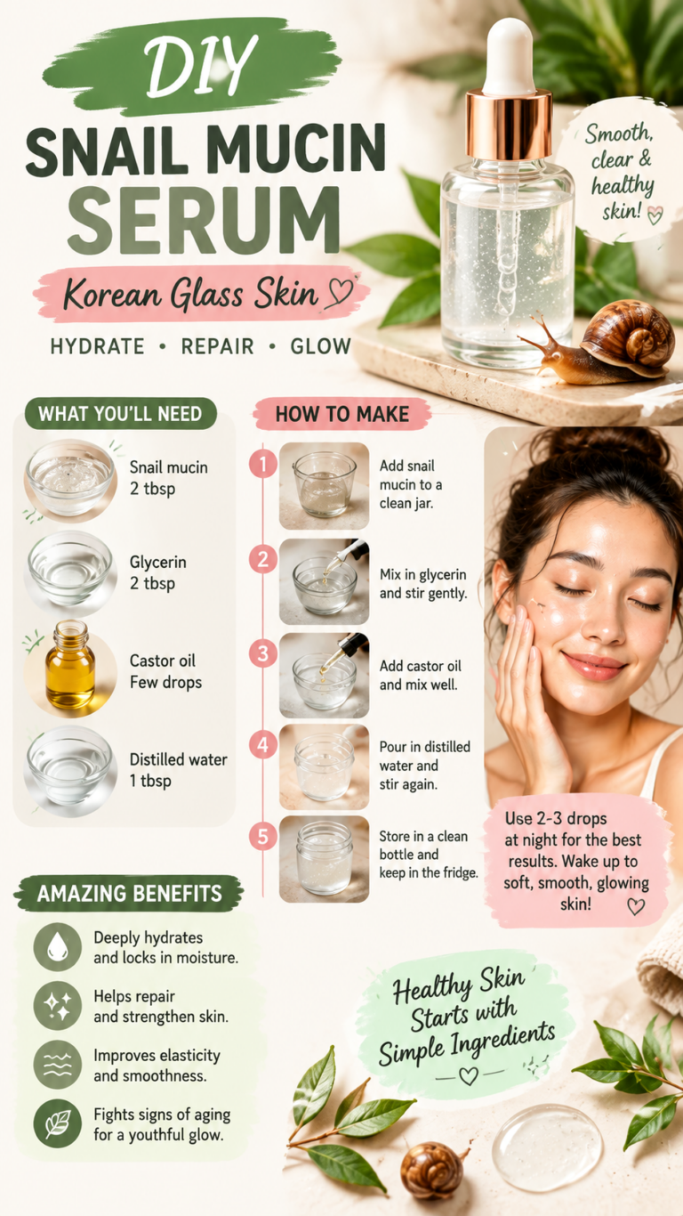 DIY Flaxseed Serum for Korean Glass Skin  Natural Snail Mucin Alternative