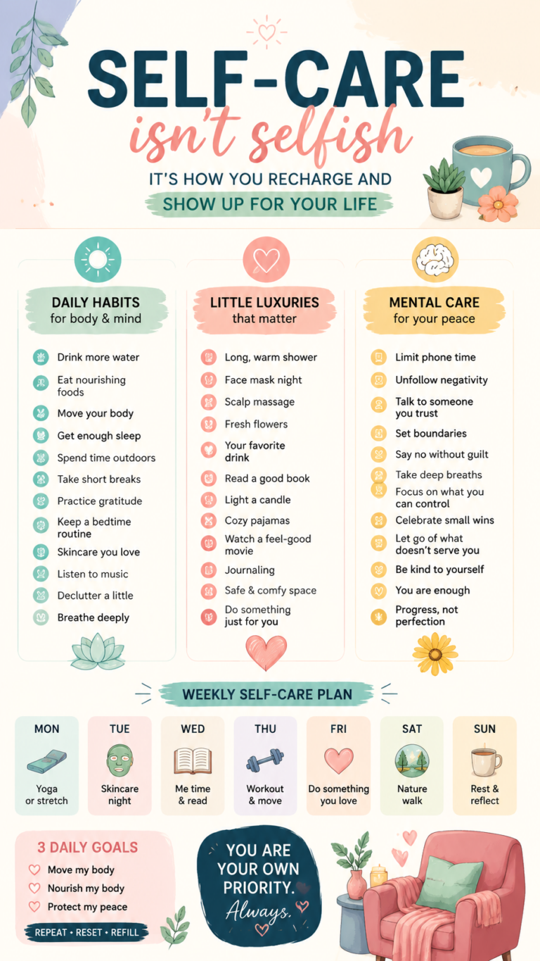 Self Care Habit Stacking Ideas for a Better Daily Routine