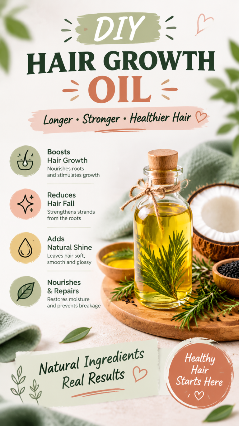 Best Natural Hair Growth Oil Routine for Longer, Healthier Hair