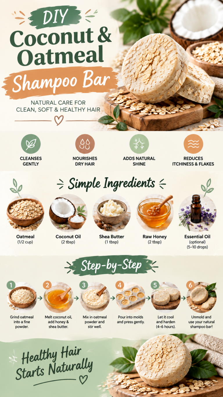 DIY Oatmeal  Honey Shampoo Bar for Dry Itchy Scalp  Natural Recipe