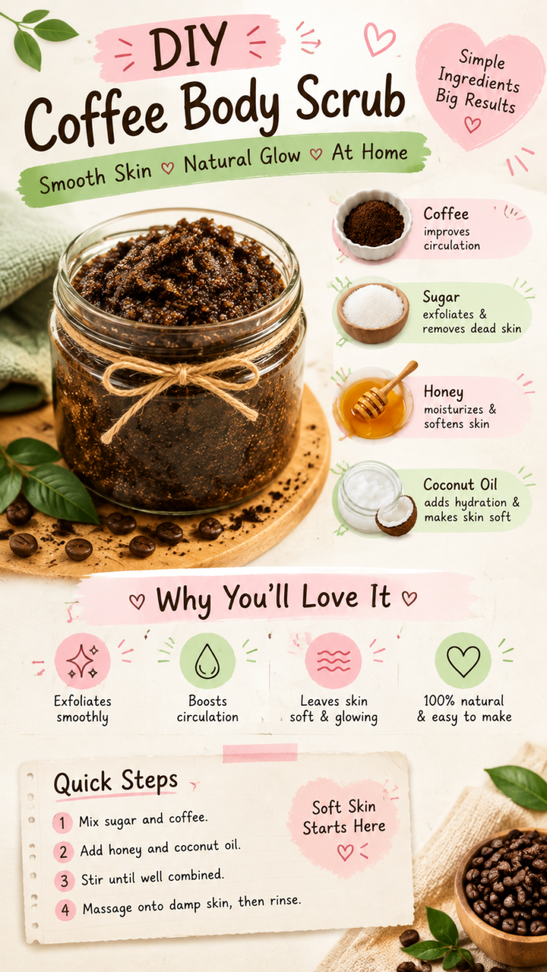 DIY Coffee Body Scrub Recipe for Glowing Skin  Easy Homemade Exfoliation Tips