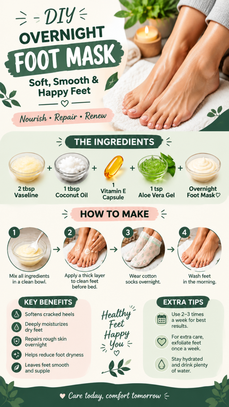 Overnight Foot Mask DIY for Soft, Smooth Feet  Easy Foot Care Routine