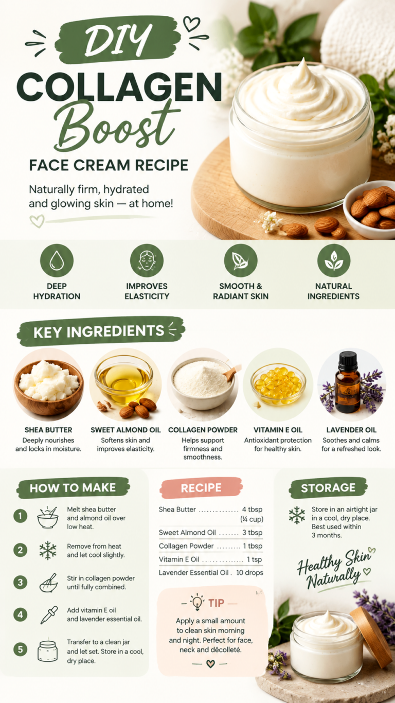 DIY Collagen Boost Butter Cream Recipe for Glowing Youthful Skin