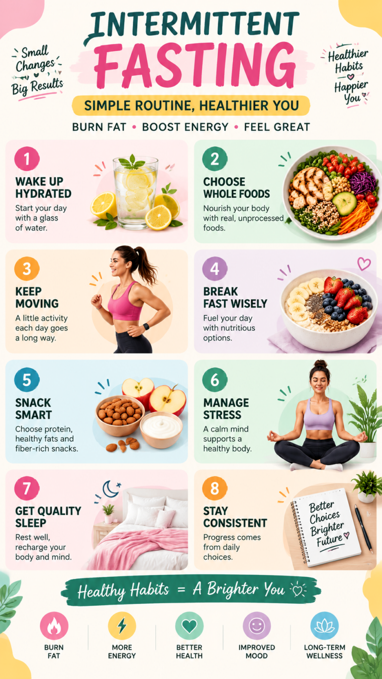 Intermittent Fasting Schedule for Fat Loss Daily Routine  Healthy Habits