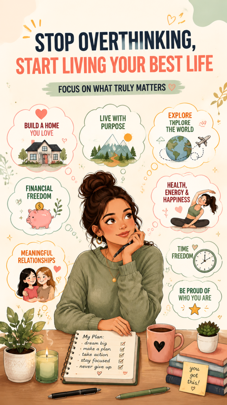 How to Stop Overthinking and Start Manifesting Your Dream Life
