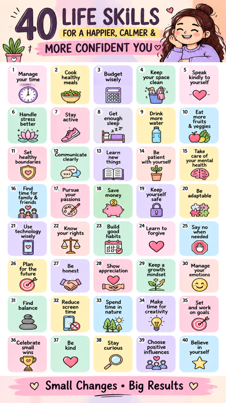 40 Life Skills Everyone Should Learn for a More Independent Life