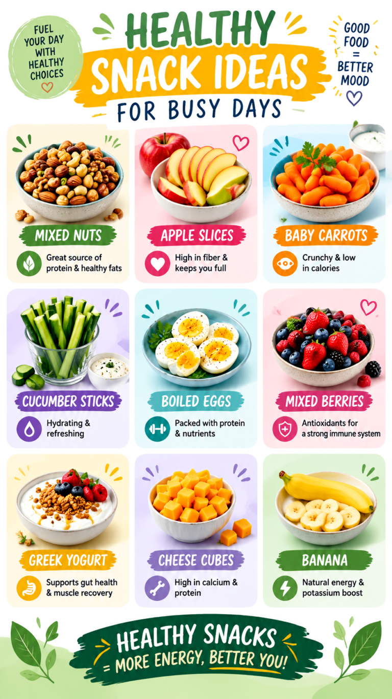 15 Healthy Snacks for Busy Days  Easy Energy Boosting Snack Ideas