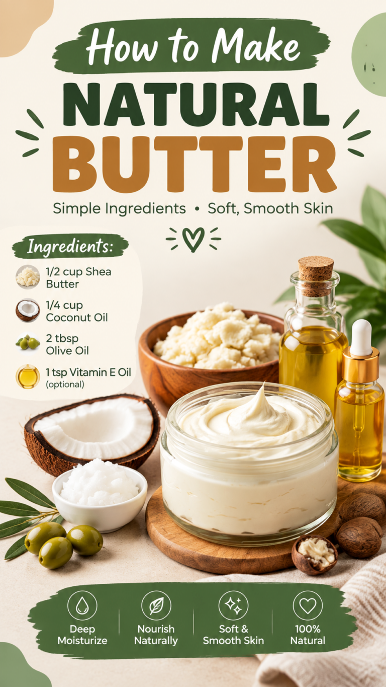 How to Make Natural Whipped Body Butter at Home for Glowing Skin