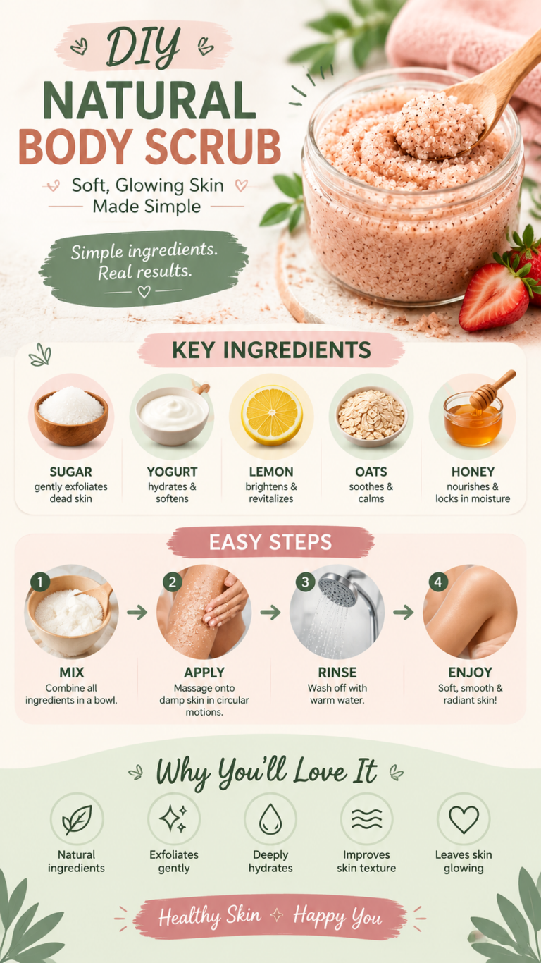 DIY Whitening Scrub Remedies for Brighter, Smoother  Glowing Skin