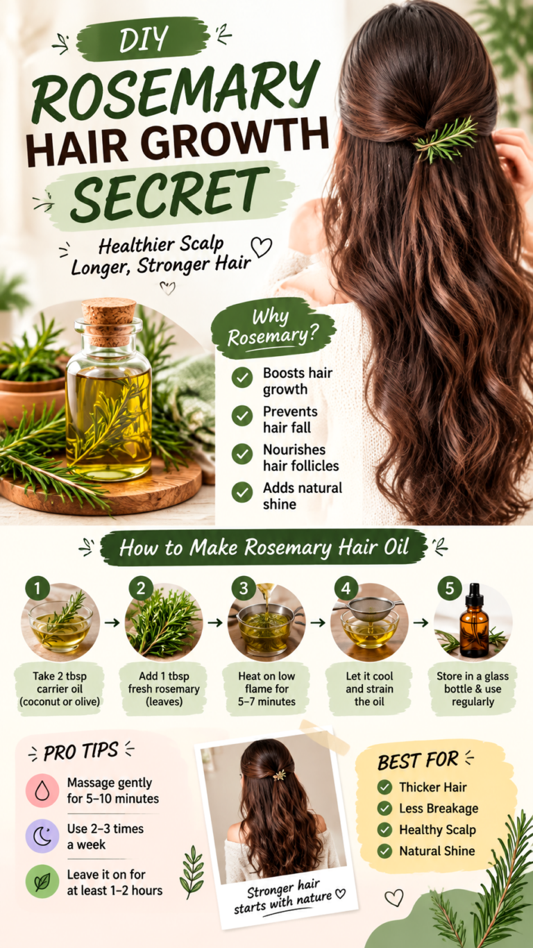 Rosemary Hair Oil Recipe for Longer, Stronger  Healthier Hair Growth