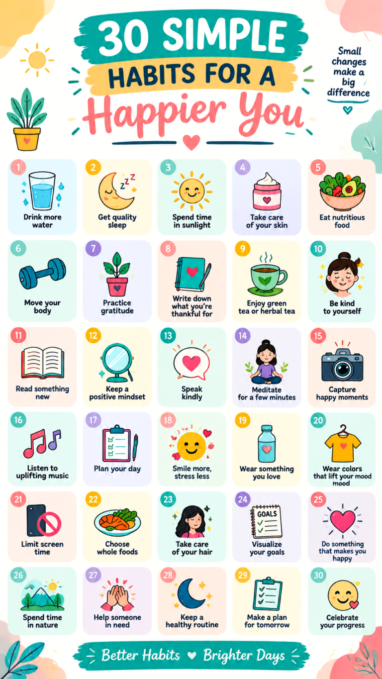 30 Day Glow Up Challenge Daily Habits to Feel Confident  Look Better