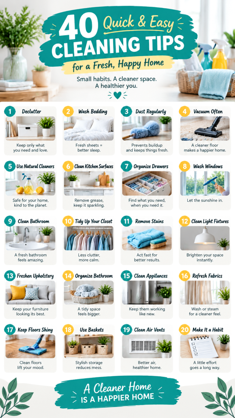 50 Bedroom Cleaning Hacks for a Fresh, Clean  Organized Home