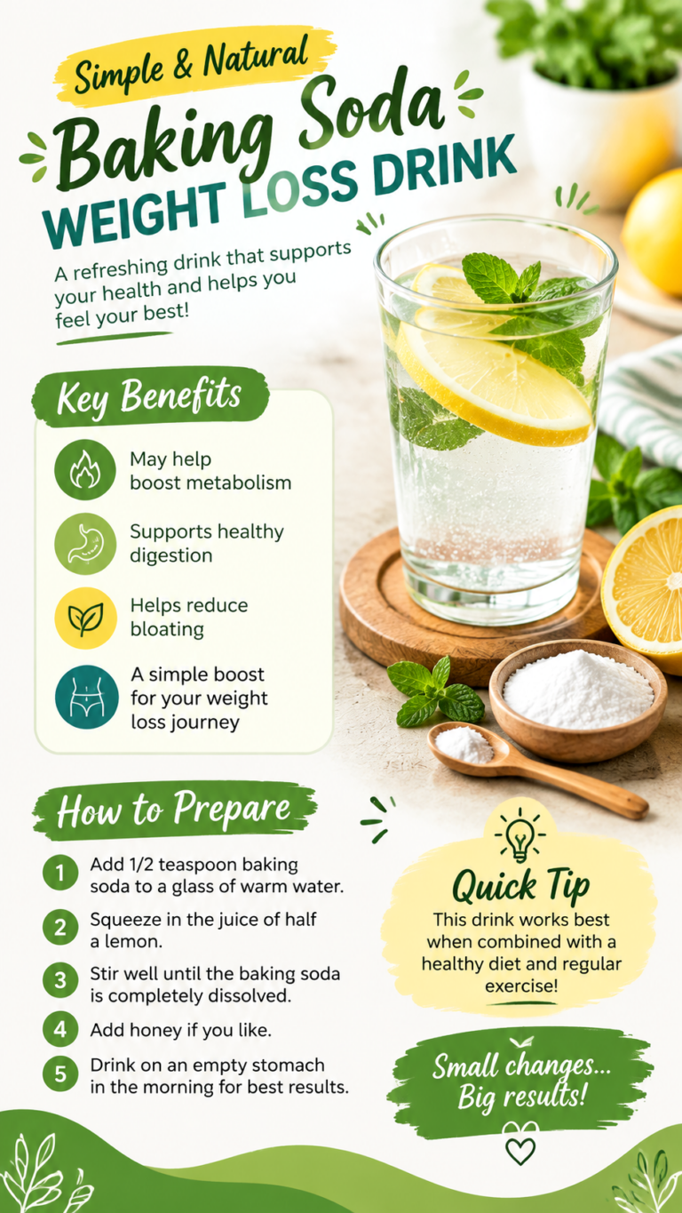 Baking Soda Weight Loss Drink with Lemon Simple Homemade Recipe