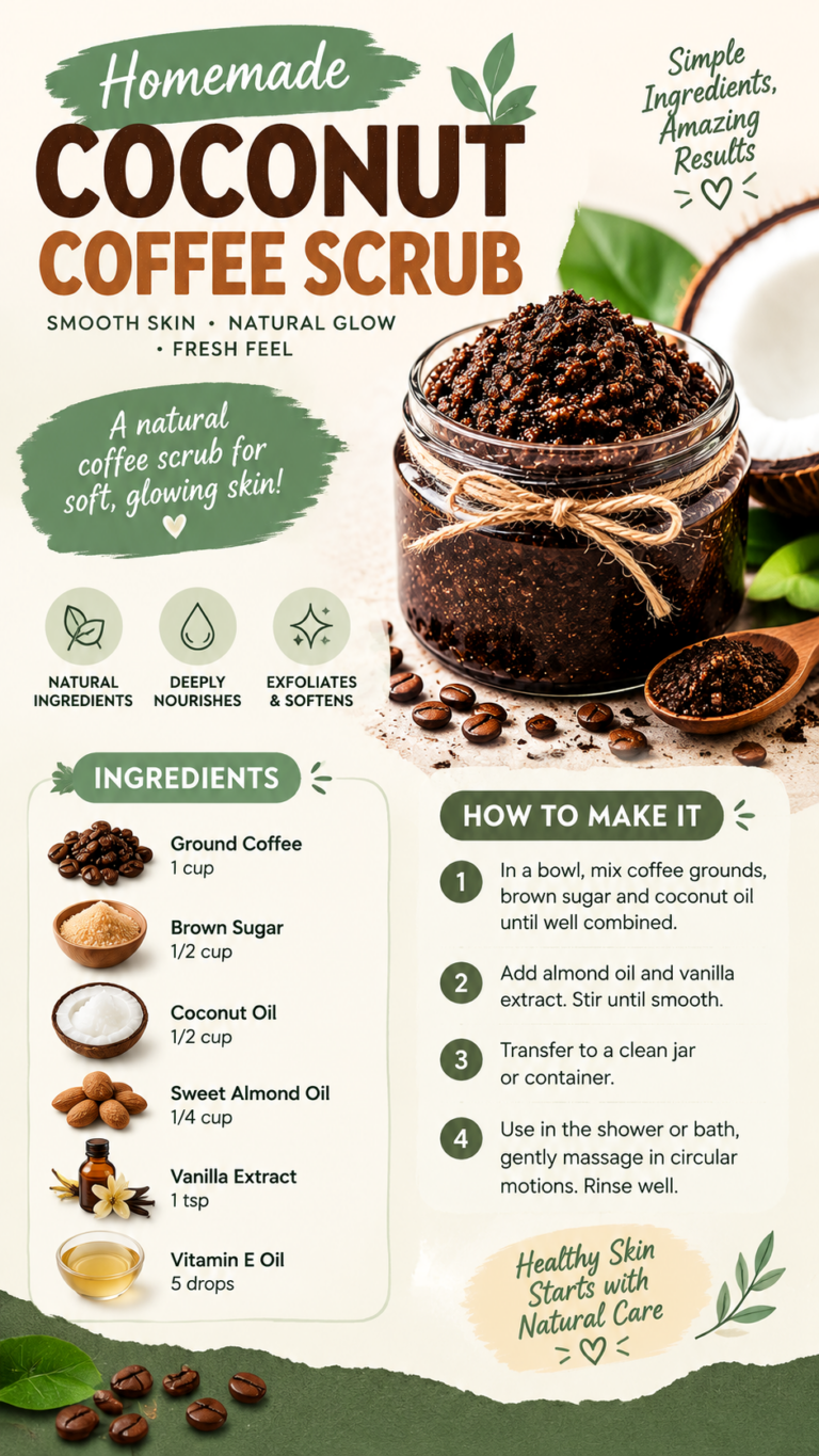 DIY Coconut Espresso Coffee Scrub Recipe for Smooth Glowing Skin