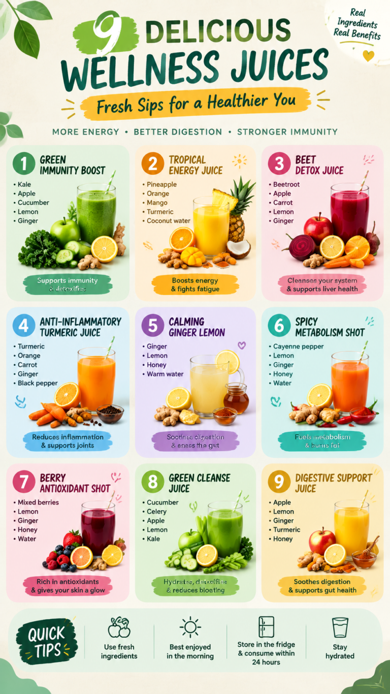 9 Easy DIY Wellness Shot Recipes for Immunity, Energy  Metabolism Boost