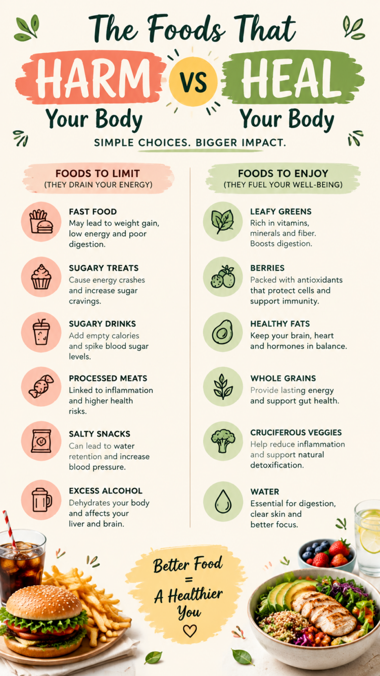 Foods That Ruin vs Save Your Health Clean Eating Guide