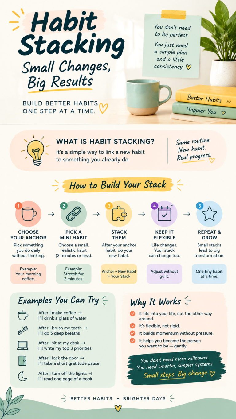 Habit Stacking for People Who Hate Strict Routines  Build Better Habits
