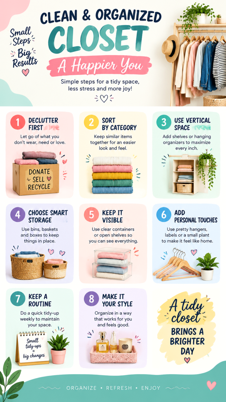 Closet Organization Ideas Easy Decluttering Tips to Maximize Space