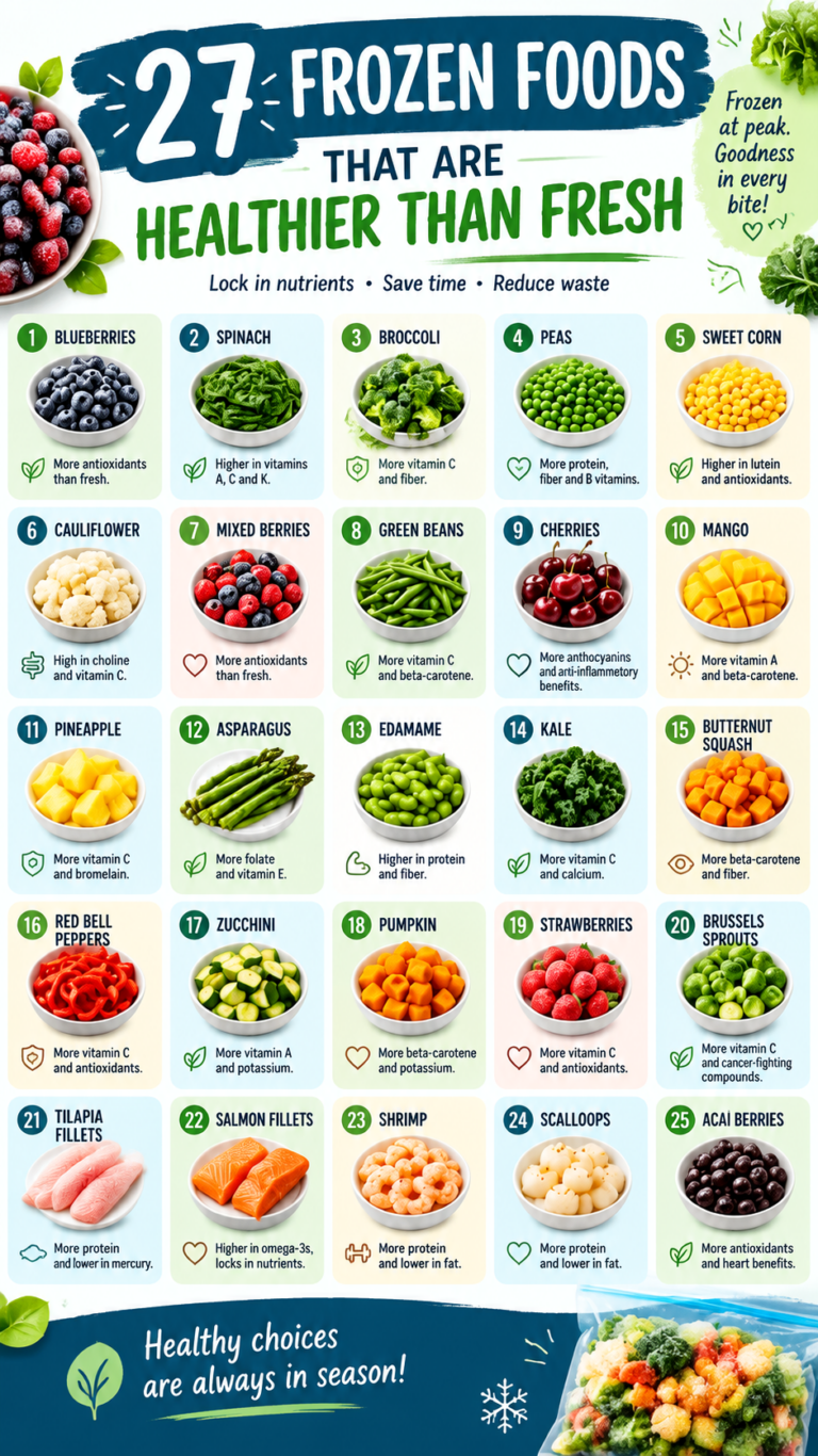 27 Frozen Foods That Are Healthier Than Fresh for Easy Healthy Eating