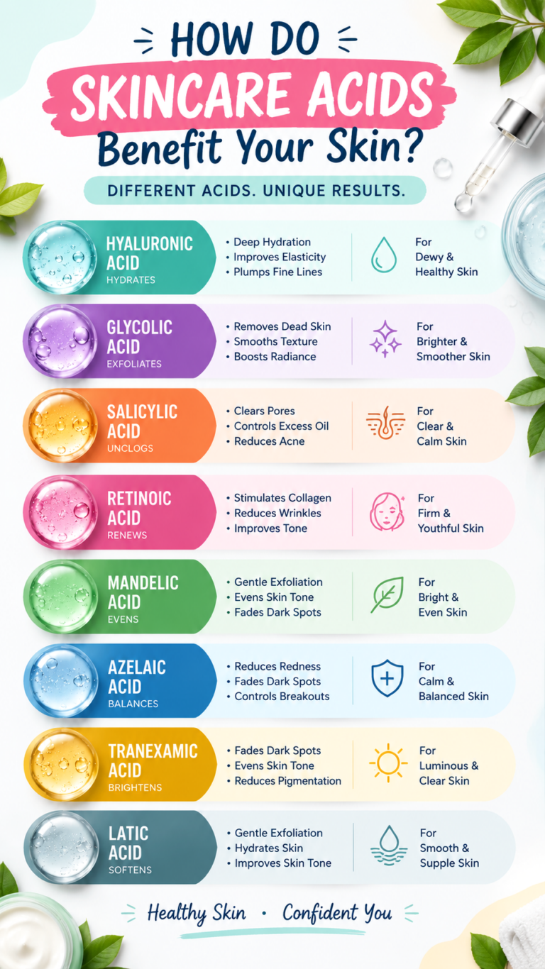 The Ultimate Guide to Skincare Acids Choose the Best Acid for Your Skin Type