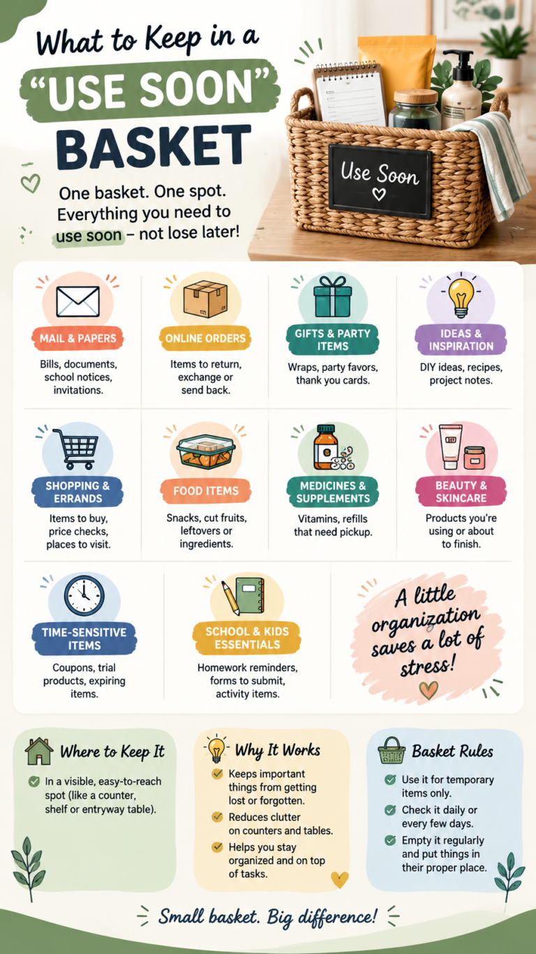 The Ultimate Use Soon Basket Idea to Keep Your Home Organized  Clutter-Free