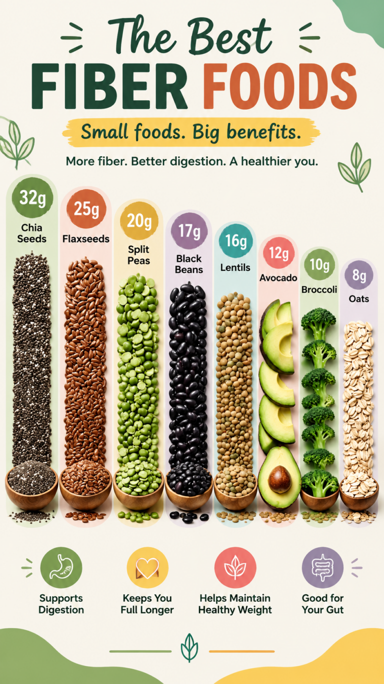 Best High Fiber Foods for Better Digestion and Gut Health Naturally